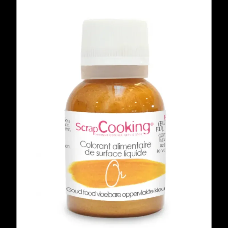 Colorants Alimentaires*SCRAPCOOKING Colorant Alimentaire Liquide Or 20 g