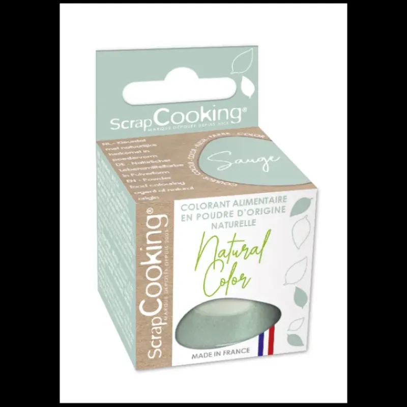 Colorants Alimentaires*SCRAPCOOKING Colorant Alimentaire Naturel Vert Sauge 10 g