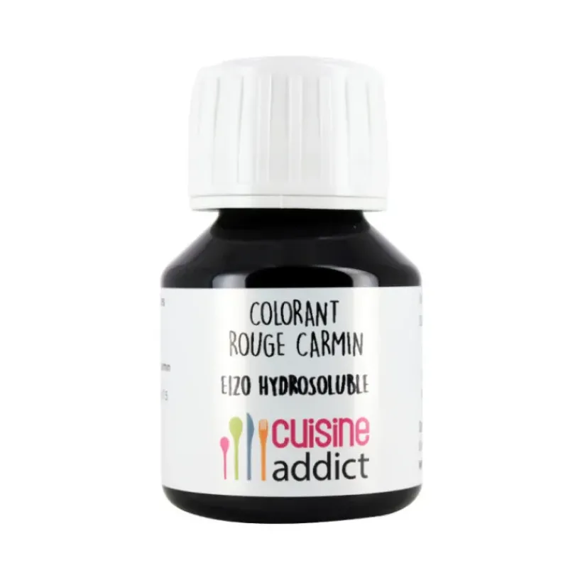 Colorants Alimentaires*CUISINEADDICT Colorant Alimentaire Naturel Rouge Carmin E120 Liquide 58 ml