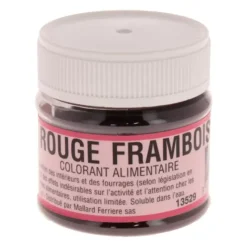 Colorants Alimentaires*MALLARD FERRIERE Colorant alimentaire Rouge Framboise E122 Poudre Hydrosoluble 20g