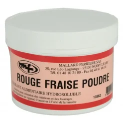 Colorants Alimentaires*MALLARD FERRIERE Colorant alimentaire Rouge Fraise E129 Poudre Hydrosoluble 50g