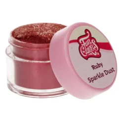 Décoration Comestible*FUNCAKES Colorant Alimentaire Ruby Métallisé 3,5 g
