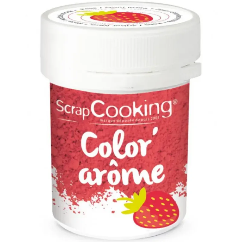 Arômes Alimentaires*SCRAPCOOKING Color'Arôme Rose / Fraise 10g