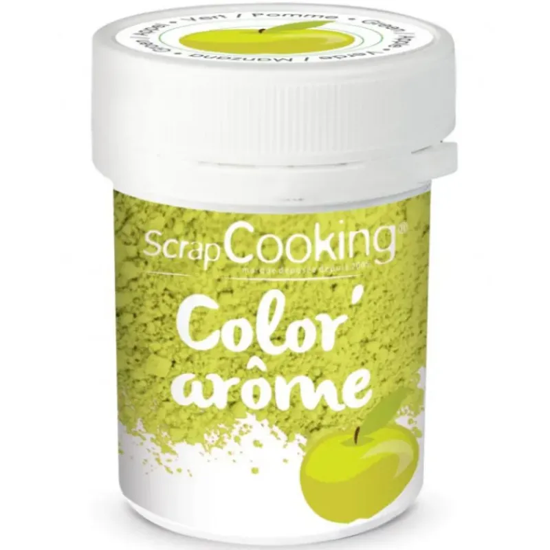 Arômes Alimentaires*SCRAPCOOKING Color'Arôme Vert / Pomme 10g