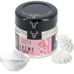 Additifs Alimentaires*PATISDECOR Crème de Tartre 20 g Patisdécor