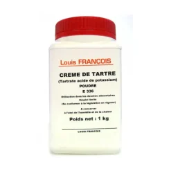 Additifs Alimentaires*LOUIS FRANCOIS Crème de Tartre poudre 1 kg Louis François