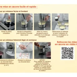 Préparation Pâtisserie*ANCEL Crémeux Chocolat Blanc 1kg
