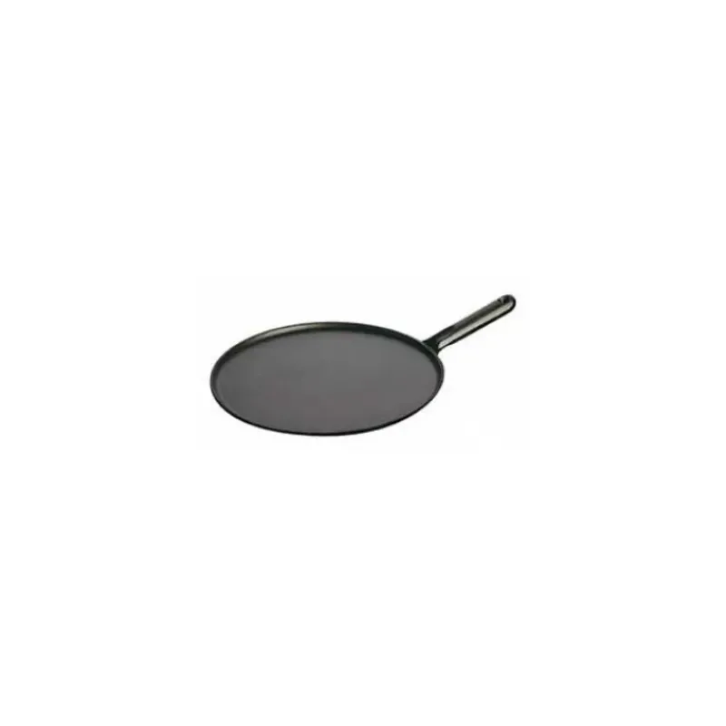 Poêles*STAUB Crêpière 30 cm Fonte noire , manche Fonte