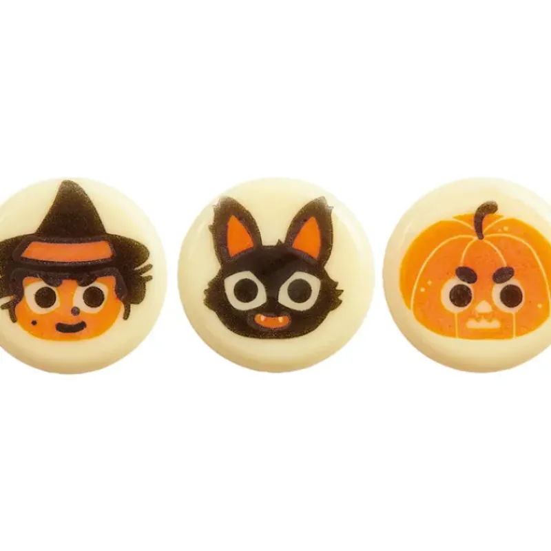 Décoration Comestible*FLORENSUC Décors en Chocolat Halloween ⌀ 2,5 cm (x252)