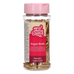 Décoration Comestible*FUNCAKES Décors en Sucre Bâtonnets Bronze 70 g