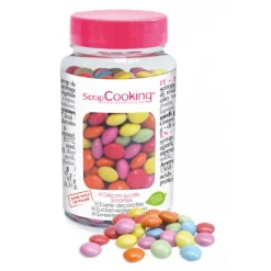 Décoration Comestible*SCRAPCOOKING Décors en Sucre Dragées Multicolores 75 g