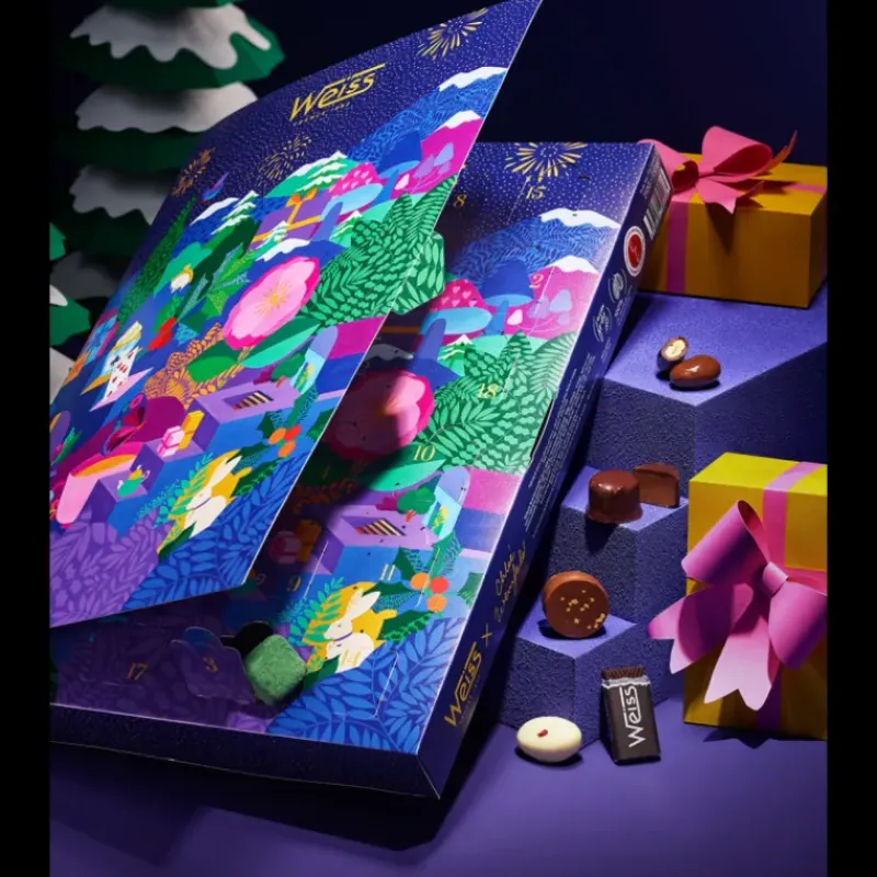 Chocolats À Offrir*WEISS DLUO Courte Calendrier de l'Avent Chloé Weinfeld 210 g