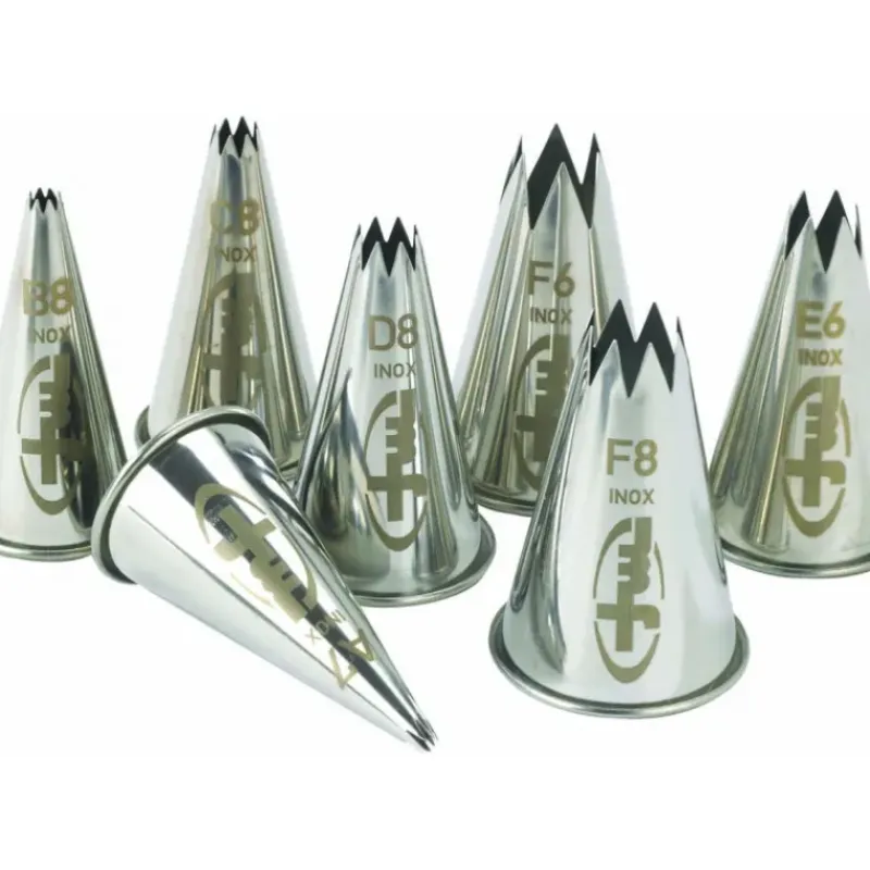 Douilles Pâtisserie*MALLARD FERRIERE Douille Cannelée Inox B5 Ø 5 mm Mallard Ferrière