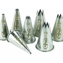 Douilles Pâtisserie*MALLARD FERRIERE Douille Cannelée Inox C5 Ø 7 mm Mallard Ferrière