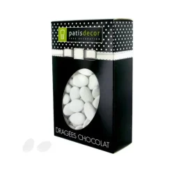 Confiserie*PATISDECOR Dragées Chocolat Coloris Blanc 500 g Patisdécor