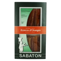 Fruits Confits*SABATON Ecorces Oranges Confites en Lamelles 150 g (x2)