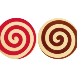 Décoration Comestible*FLORENSUC Embout de Bûche Sapin Monster 8 cm Décor en Chocolat (x42)