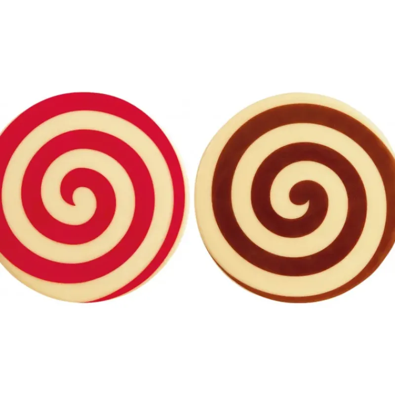 Décoration Comestible*FLORENSUC Embout de Bûche Sapin Monster 8 cm Décor en Chocolat (x42)