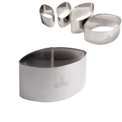 Emporte Pièce - Découpoir Pâtisserie*GOBEL Emporte Pièce Calisson 7 x 3,8 H 4 cm Inox