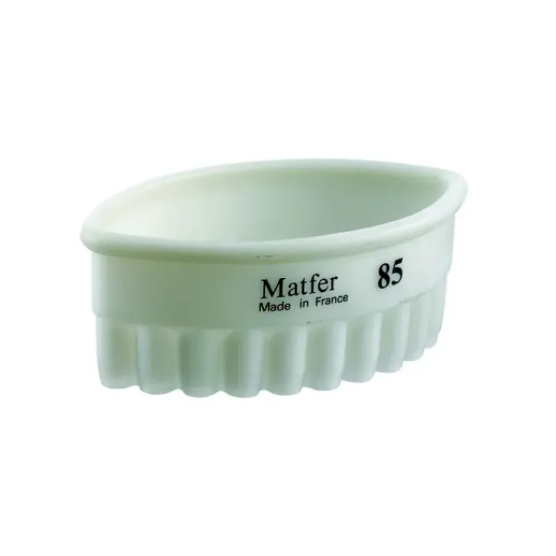 Emporte Pièce - Découpoir Pâtisserie*MATFER Emporte Pièce Ovale Cannelé 11,5 x 7 cm Exoglass