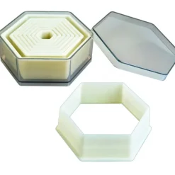 Emporte Pièce - Découpoir Pâtisserie*IBILI Emporte-Pièce Hexagone Uni Polyglass (x9)