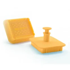 Emporte Pièce - Découpoir Pâtisserie*IBILI Emporte-Pièce Plastique Petit Beurre 7 x 5,5 cm avec Poussoir