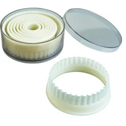 Emporte Pièce - Découpoir Pâtisserie*IBILI Emporte-Pièce Rond Cannelé Polyglass (x9)