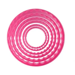 Emporte Pièce - Découpoir Pâtisserie*SCRAPCOOKING Emporte-Pièces Ronds Cannelés et Lisses (x6)