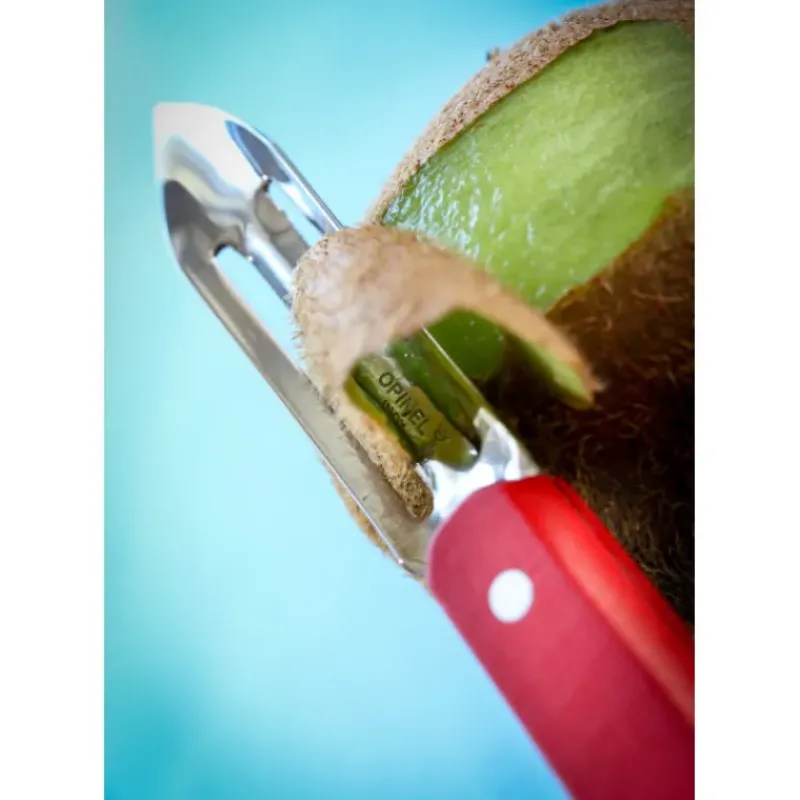 Eplucheurs, Dénoyauteur*OPINEL Eplucheur Microdenté N°115 Rouge