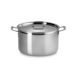 Faitout*LE CREUSET Faitout Inox 28 cm avec Couvercle