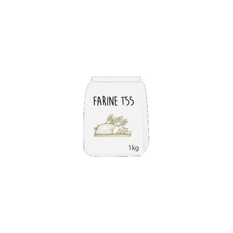 Farine*CUISINEADDICT Farine T55 Blé Epi Bleu 1kg