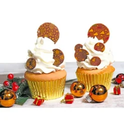 Décoration Comestible*PATISDECOR Feuille Transfert Chocolat Noël 17,5 x 27,5 cm (x4) Patisdécor