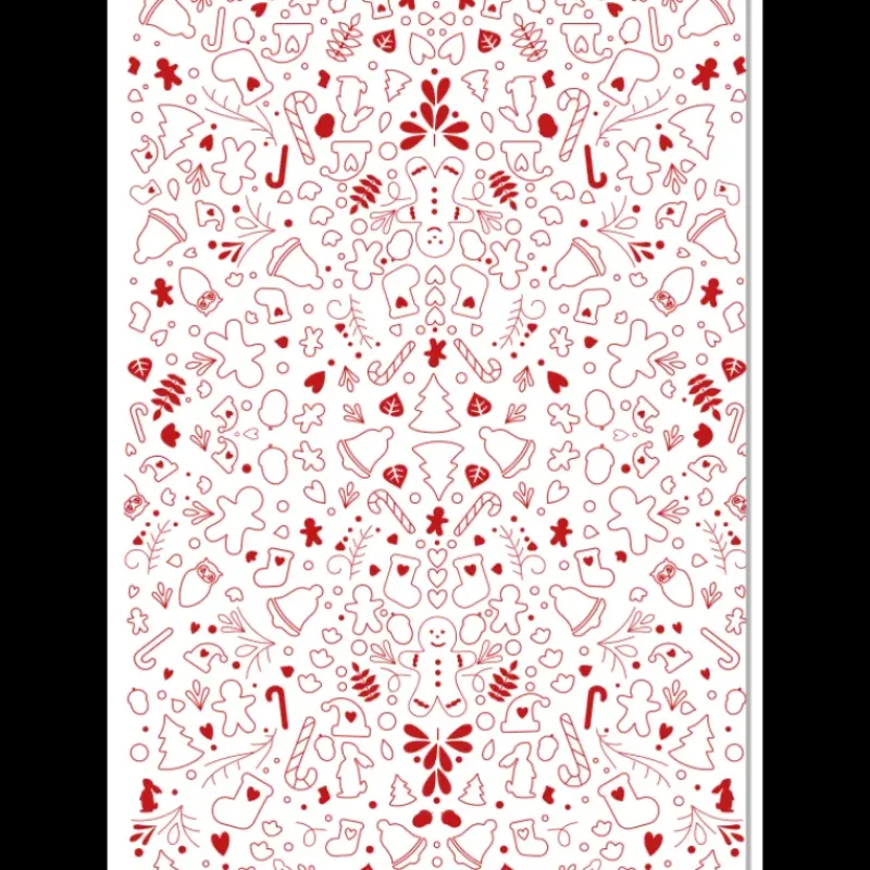 Décoration Comestible*SCRAPCOOKING Feuilles de Transfert Chocolat Noël (x2)