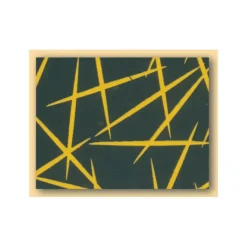 Décoration Comestible*MALLARD FERRIERE Feuilles de transfert chocolat Paillettes jaunes 34 x 26,5 cm (x10)