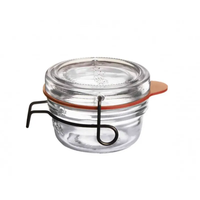 Conservation*LUIGI BORMIOLI FIN DE SERIE Bocal en Verre 8 cl (x6) Lock Eat