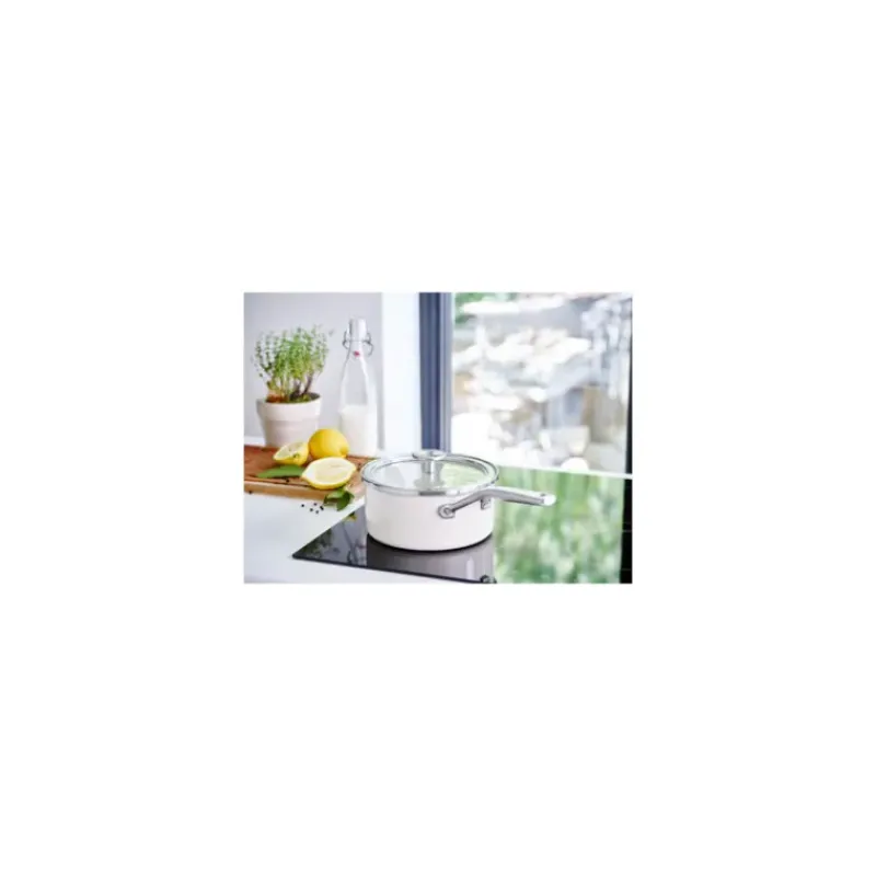 Casseroles*KITCHENAID FIN DE SERIE Casserole Émaillée 20cm Crème