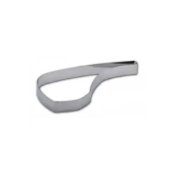 Cercle À Patisserie*GOBEL FIN DE SERIE Cercle Inox Côte d'Agneau 14 x 4,5 cm x H 1,5 cm