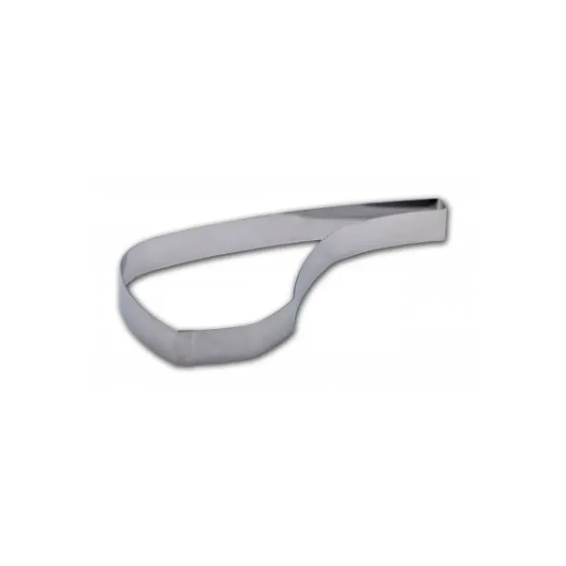 Cercle À Patisserie*GOBEL FIN DE SERIE Cercle Inox Côte d'Agneau 14 x 4,5 cm x H 1,5 cm