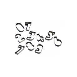 Cercle À Patisserie|Emporte Pièce - Découpoir Pâtisserie*GOBEL FIN DE SERIE Chiffre inox 9 Moule-Découpoir 310 mm