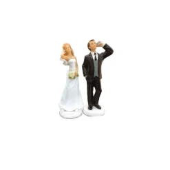 Décoration Gâteau*CUISINEADDICT FIN DE SERIE Figurine Mariage Accro au Téléphone 15 cm