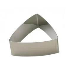 Cercle À Patisserie*GOBEL FIN DE SERIE Nonnette Inox Triangle Bombé 7 cm x H 3 cm