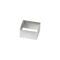Cercle À Patisserie*GOBEL FIN DE SERIE Nonnette Inox Carré 3 cm x H 3 cm