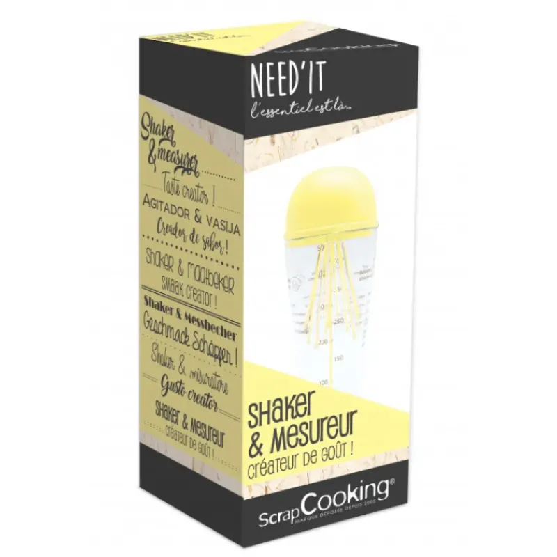 Verre Doseur*SCRAPCOOKING FIN DE SERIE Shaker et Mesureur - Need'It