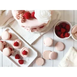 Décoration Comestible*SCRAPCOOKING Fleurs Azyme Roses Royales Blanches (x3)