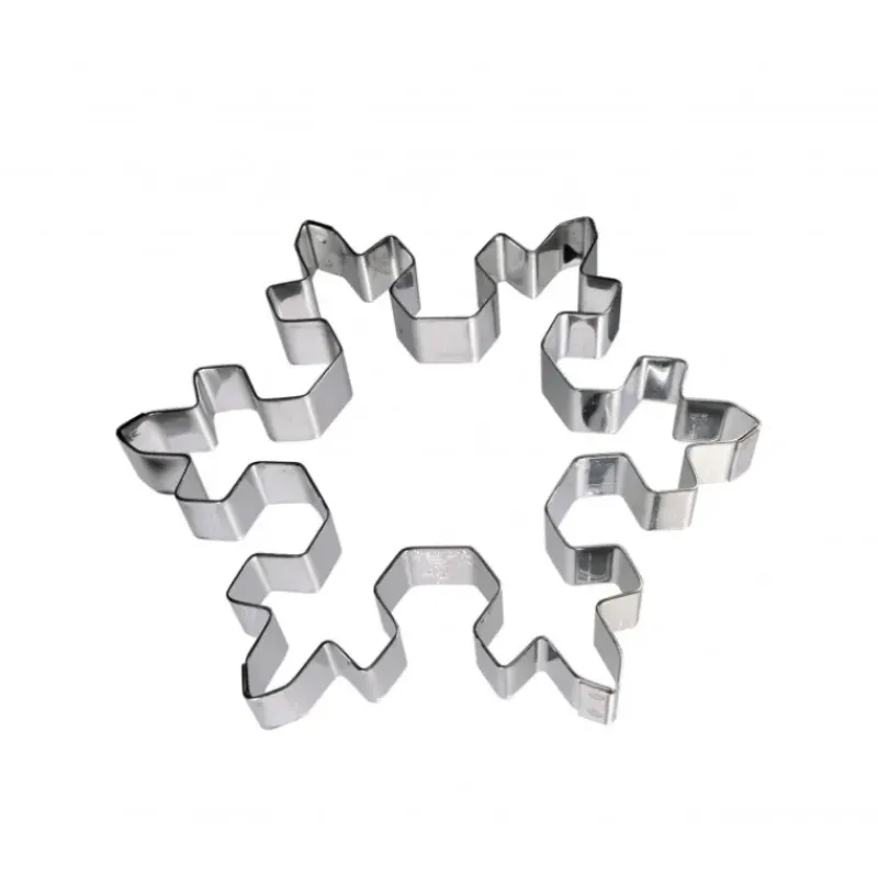 Cercle À Patisserie*GOBEL Flocon de neige inox 115 x 105 mm Moule - Découpoir