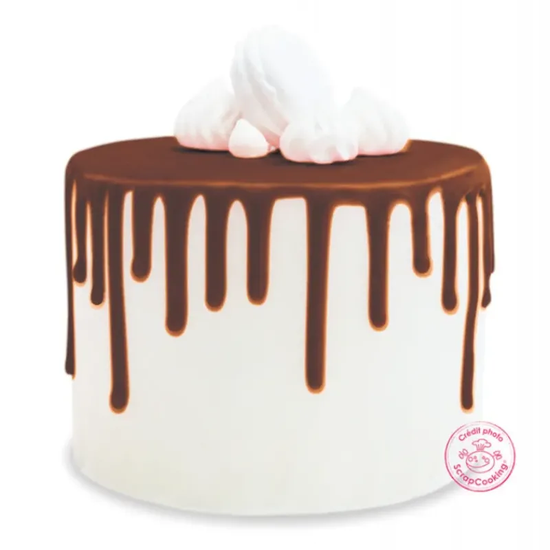 Nappages Et Glaçages*SCRAPCOOKING Glaçage Marron goût Chocolat 130 g