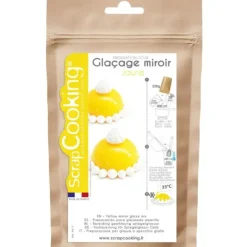 Nappages Et Glaçages*SCRAPCOOKING Glaçage Miroir Jaune 220 g