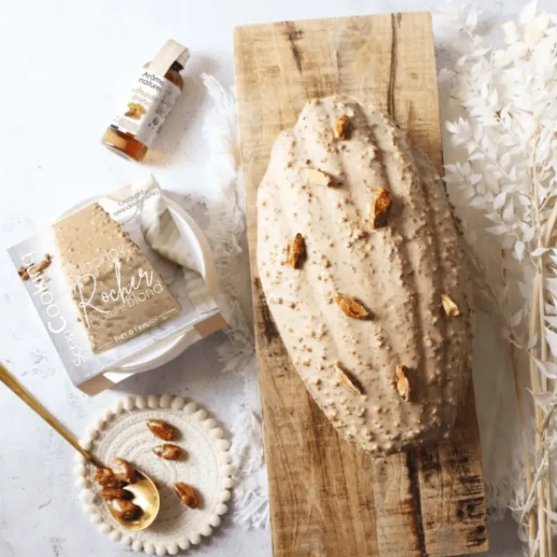 Nappages Et Glaçages*SCRAPCOOKING Glaçage Rocher Chocolat Blond 400 g