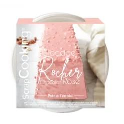 Nappages Et Glaçages*SCRAPCOOKING Glaçage Rocher Chocolat Rose 400 g