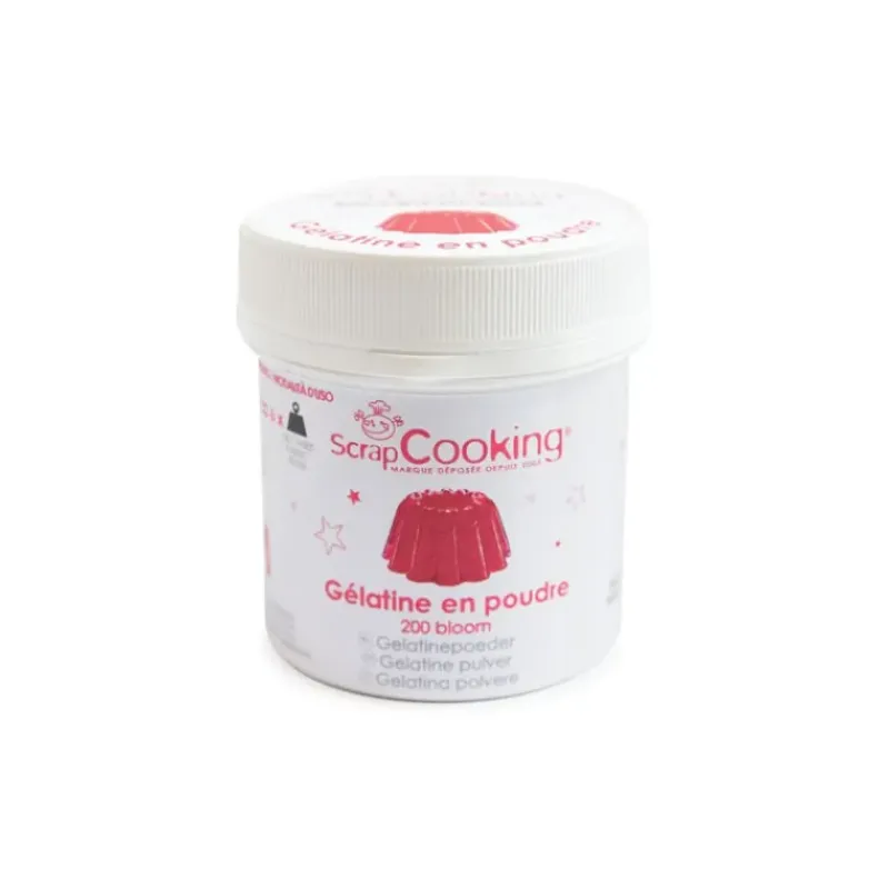 Additifs Alimentaires*SCRAPCOOKING Gélatine en poudre 50 g 200 bloom